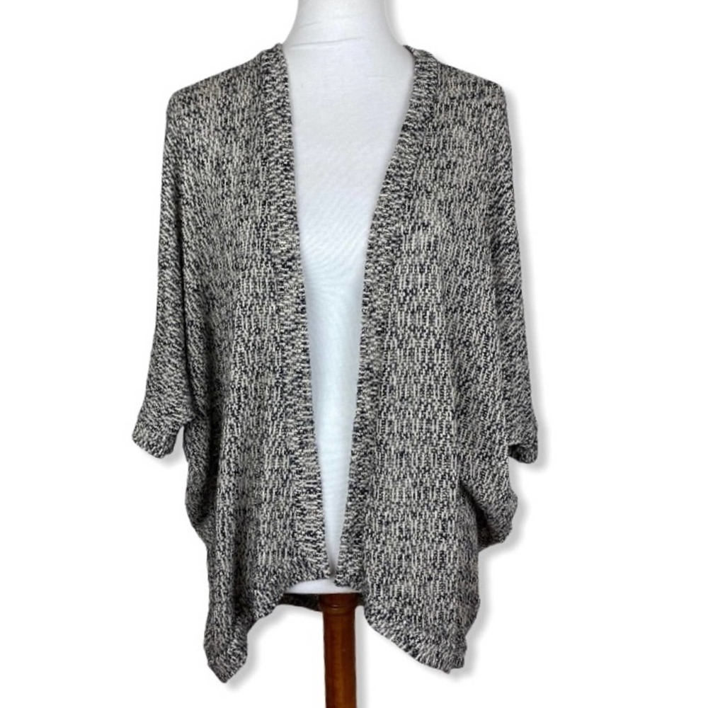 PAINTED THREADS OVERSIZED LIGHTWEIGHT OPEN CARDIGAN